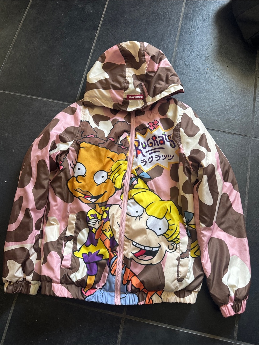 Members Only Pink Plush Faux Fur Jacket
